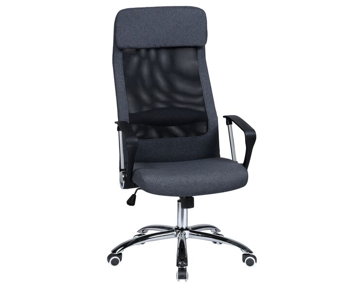 Купить Офисное кресло для персонала DOBRIN PIERCE (серый) черный/хром