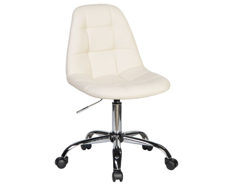 Купить Офисное кресло для персонала DOBRIN MONTY (кремовый) кремовый/хром