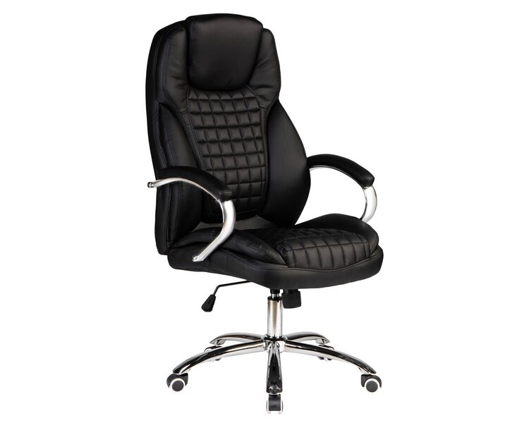 Купить Офисное кресло для руководителей DOBRIN CHESTER (чёрный) черный/хром