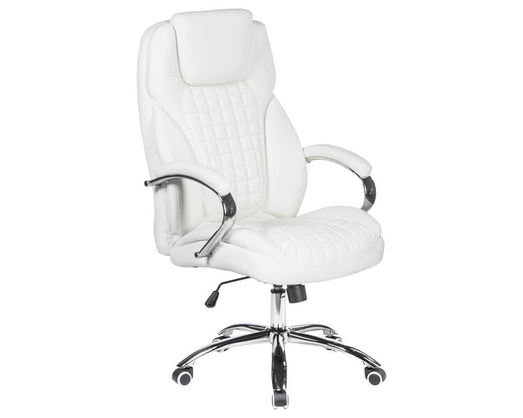 Купить Офисное кресло для руководителей DOBRIN CHESTER (белый) белый/хром