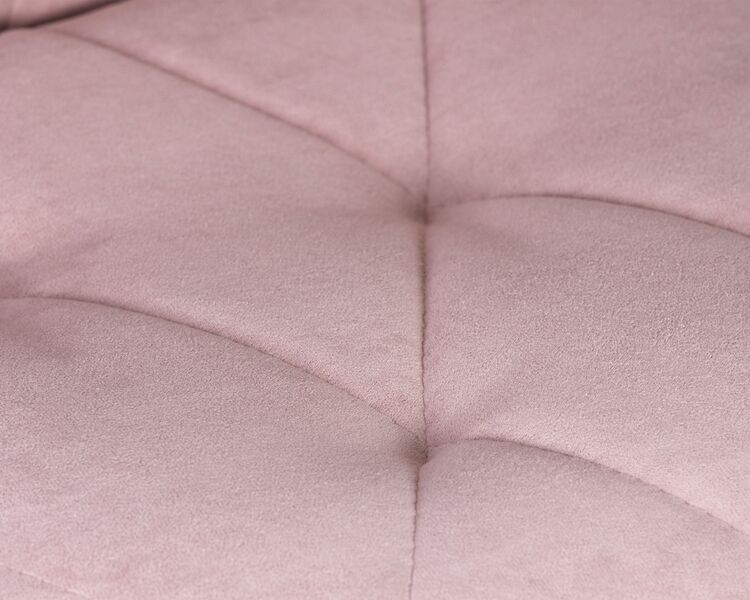 Купить Стул обеденный DOBRIN CHILLY ROMBO (Розовый Simple 03, основание черное) велюр розовый/черный, фото 8