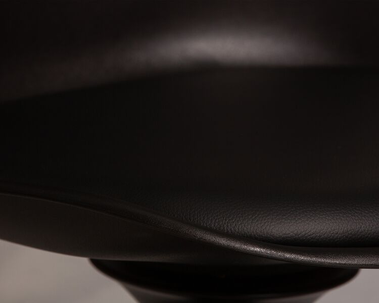 Купить Стул обеденный DOBRIN TULIP (черное основание, цвет черный (B-03)) пластик черный/черный, фото 8