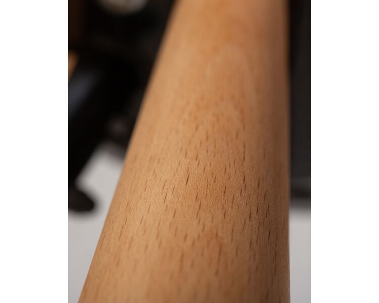 Купить Стул полубарный DOBRIN RONNI (ножки светлый бук, тёмно-серый (GR-04)) экокожа Тёмно-серый/натуральный, фото 10