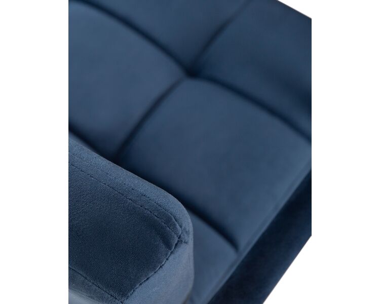 Купить Офисное кресло для персонала DOBRIN TERRY (синий велюр (MJ9-117)) синий/хром, фото 8
