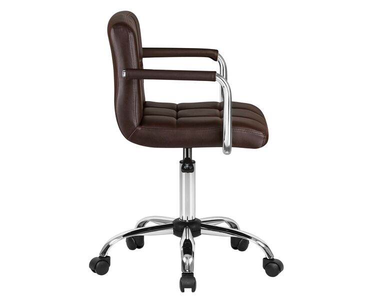 Купить Офисное кресло для персонала DOBRIN TERRY (коричневый) коричневый/хром, фото 3