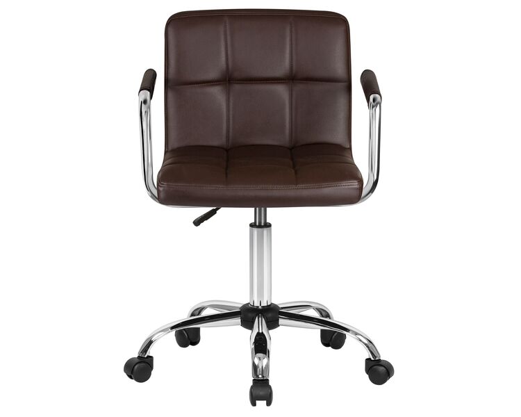 Купить Офисное кресло для персонала DOBRIN TERRY (коричневый) коричневый/хром, фото 6