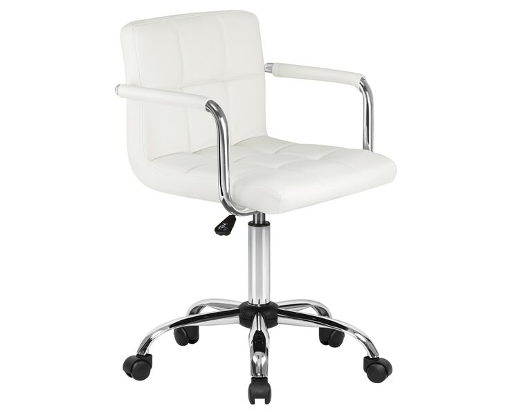 Купить Офисное кресло для персонала DOBRIN TERRY (белый) белый/хром, фото 2