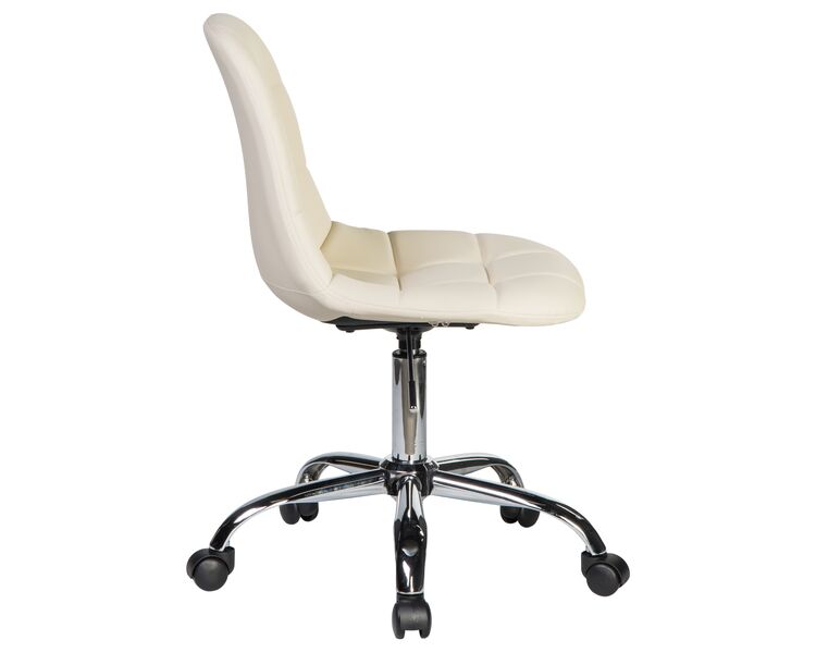 Купить Офисное кресло для персонала DOBRIN MONTY (кремовый) кремовый/хром, фото 3