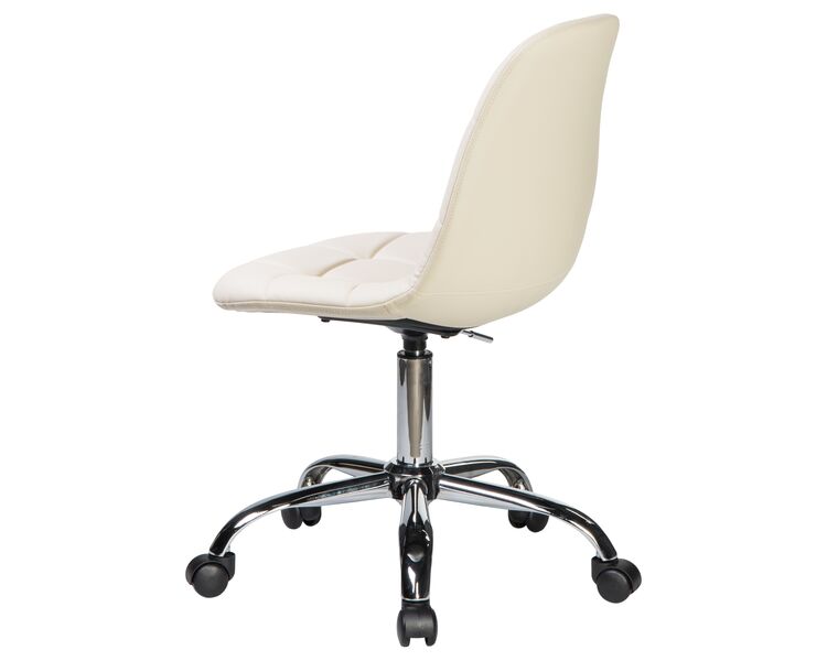 Купить Офисное кресло для персонала DOBRIN MONTY (кремовый) кремовый/хром, фото 5