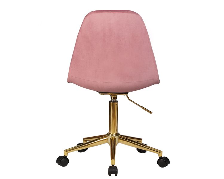 Купить Офисное кресло для персонала DOBRIN MONTY GOLD (розовый велюр (MJ9-32)) розовый/хром, фото 5