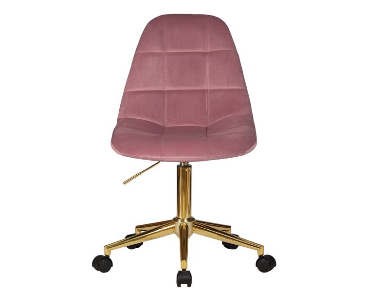 Купить Офисное кресло для персонала DOBRIN MONTY GOLD (розовый велюр (MJ9-32)) розовый/хром, фото 6