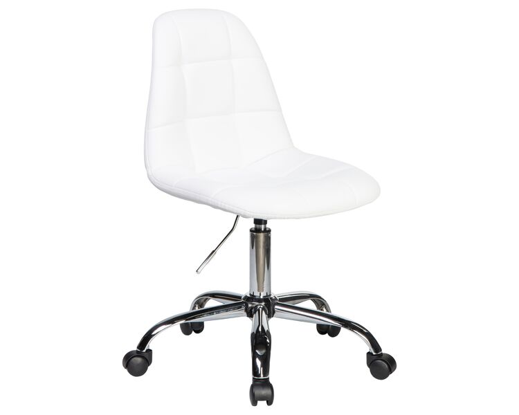 Купить Офисное кресло для персонала DOBRIN MONTY (белый) белый/хром, фото 2