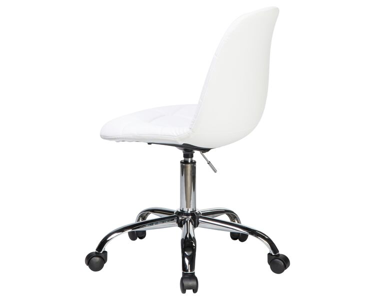 Купить Офисное кресло для персонала DOBRIN MONTY (белый) белый/хром, фото 5
