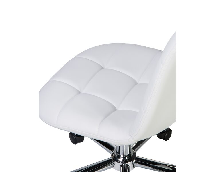 Купить Офисное кресло для персонала DOBRIN MONTY (белый) белый/хром, фото 7