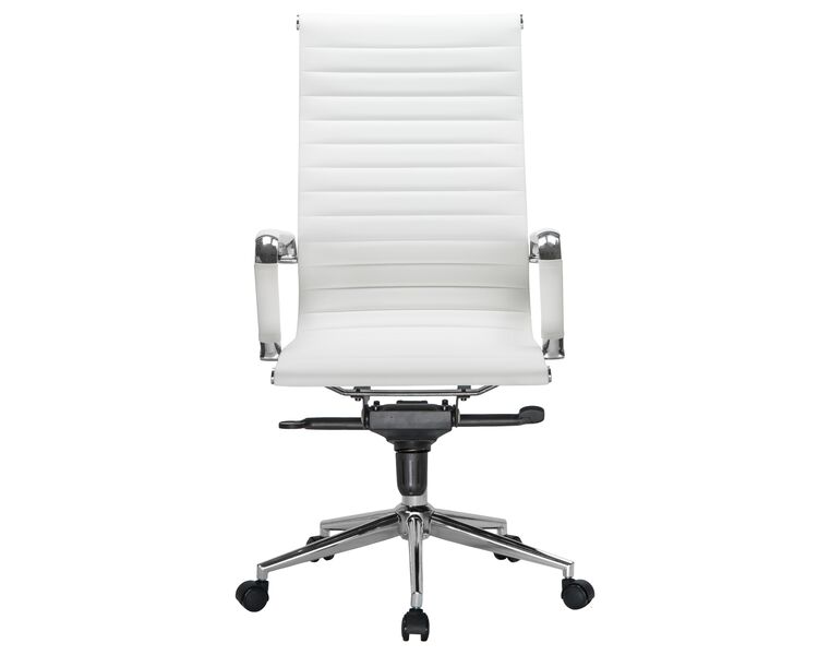 Купить Офисное кресло для руководителей DOBRIN CLARK (белый) белый/хром, фото 6
