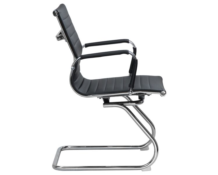 Купить Офисное кресло для посетителей DOBRIN CODY (чёрный) черный/хром, фото 3
