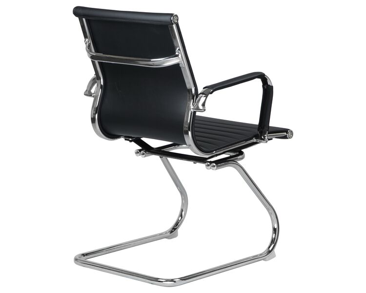 Купить Офисное кресло для посетителей DOBRIN CODY (чёрный) черный/хром, фото 4