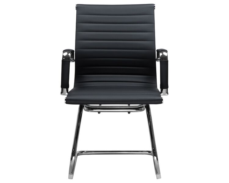 Купить Офисное кресло для посетителей DOBRIN CODY (чёрный) черный/хром, фото 5