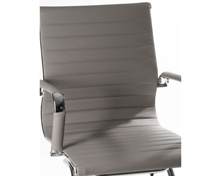 Купить Офисное кресло для посетителей DOBRIN CODY (серый) серый/хром, фото 7