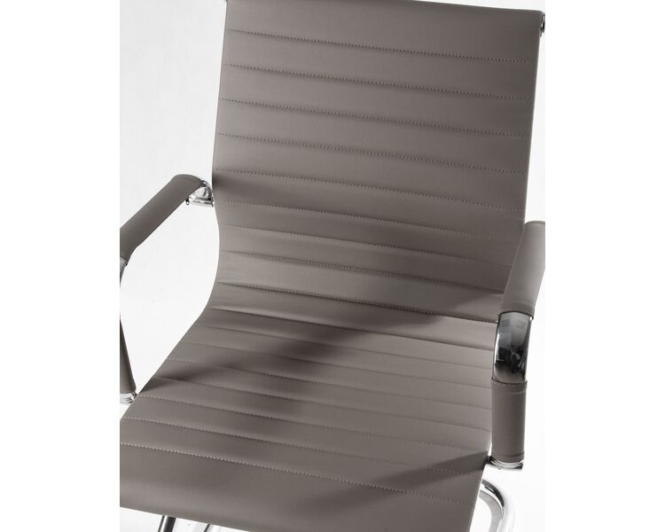Купить Офисное кресло для посетителей DOBRIN CODY (серый) серый/хром, фото 8