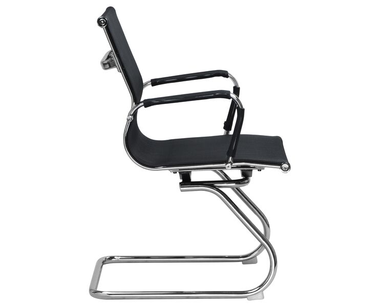 Купить Офисное кресло для посетителей DOBRIN CODY MESH (чёрный) черный/хром, фото 3