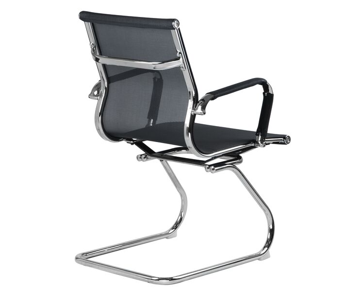 Купить Офисное кресло для посетителей DOBRIN CODY MESH (чёрный) черный/хром, фото 4
