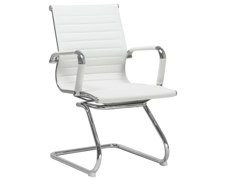 Купить Офисное кресло для посетителей DOBRIN CODY (белый) белый/хром, фото 2