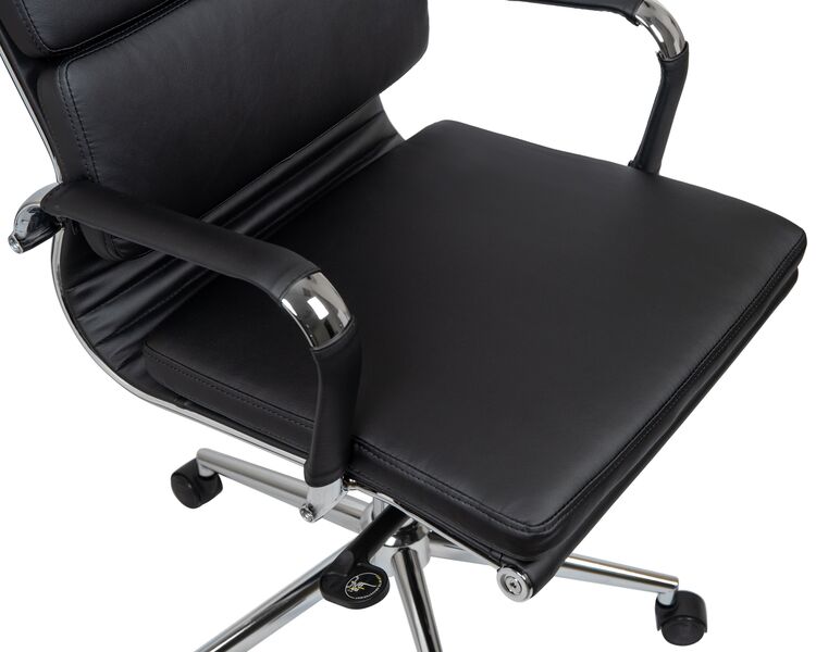 Купить Офисное кресло для руководителей DOBRIN ARNOLD (чёрный) черный/хром, фото 8