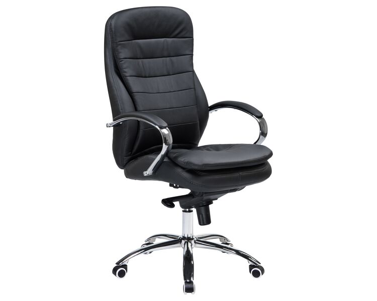 Купить Офисное кресло для руководителей DOBRIN LYNDON (чёрный) черный/хром, фото 2