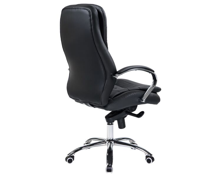 Купить Офисное кресло для руководителей DOBRIN LYNDON (чёрный) черный/хром, фото 4
