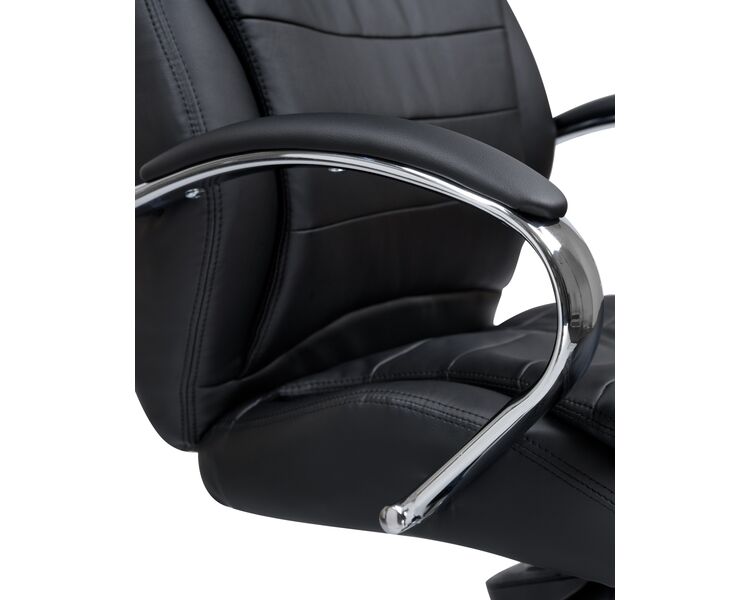 Купить Офисное кресло для руководителей DOBRIN LYNDON (чёрный) черный/хром, фото 8