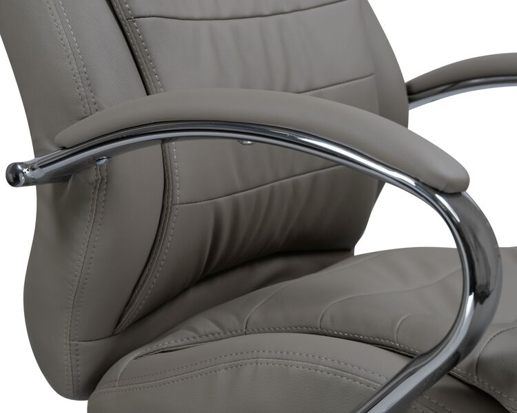 Купить Офисное кресло для руководителей DOBRIN LYNDON (серый) серый/хром, фото 8