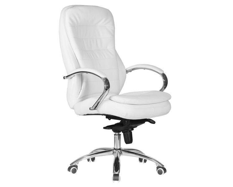 Купить Офисное кресло для руководителей DOBRIN LYNDON (белый) белый/хром, фото 2