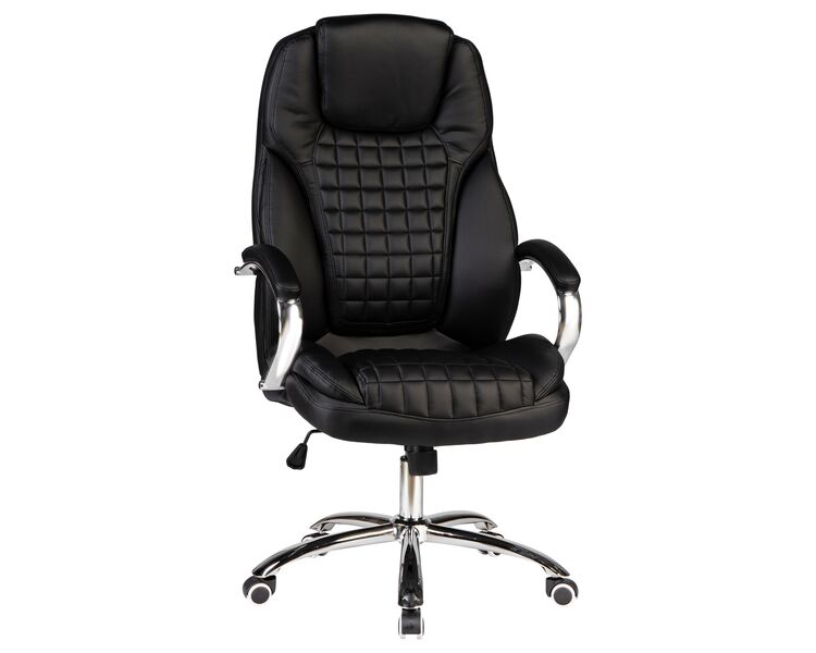 Купить Офисное кресло для руководителей DOBRIN CHESTER (чёрный) черный/хром, фото 9