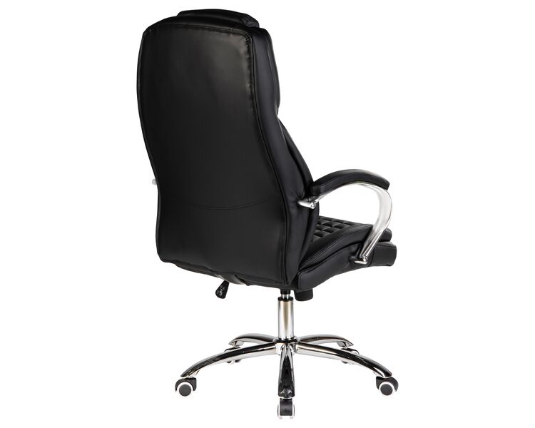 Купить Офисное кресло для руководителей DOBRIN CHESTER (чёрный) черный/хром, фото 3