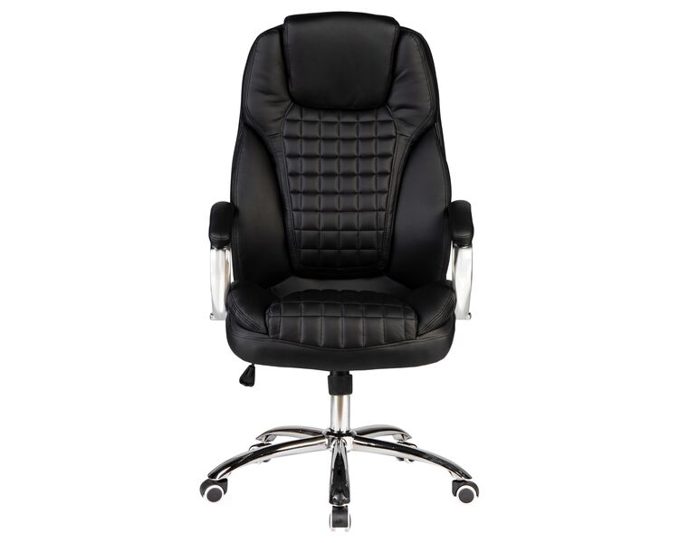 Купить Офисное кресло для руководителей DOBRIN CHESTER (чёрный) черный/хром, фото 5