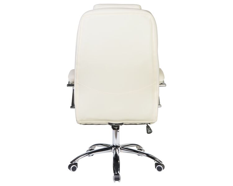 Купить Офисное кресло для руководителей DOBRIN CHESTER (кремовый) бежевый/хром, фото 4