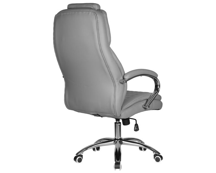 Купить Офисное кресло для руководителей DOBRIN CHESTER (серый) серый/хром, фото 4