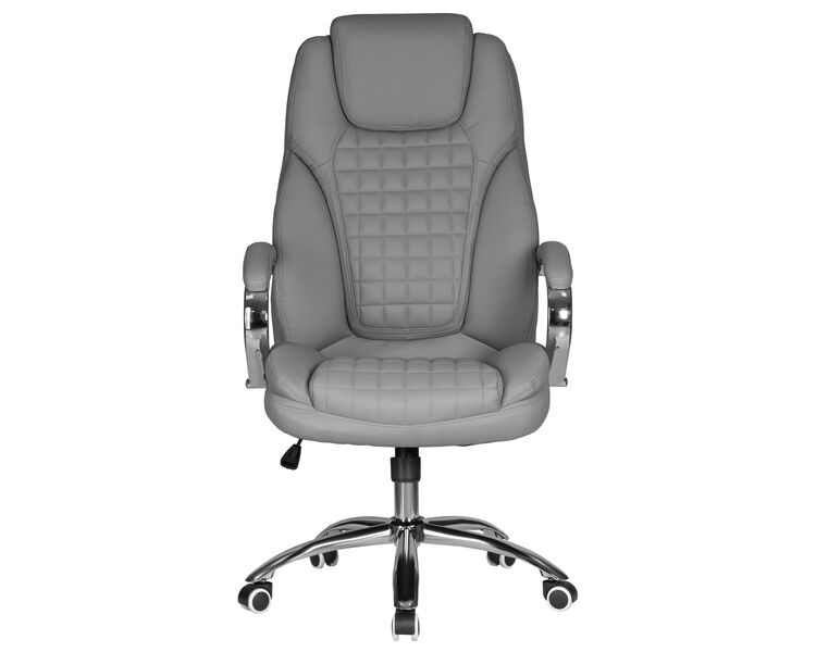 Купить Офисное кресло для руководителей DOBRIN CHESTER (серый) серый/хром, фото 6