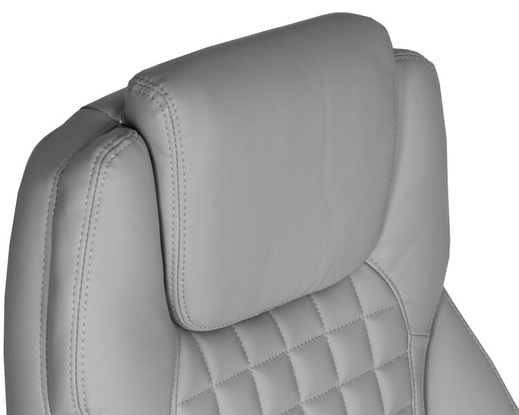 Купить Офисное кресло для руководителей DOBRIN CHESTER (серый) серый/хром, фото 9