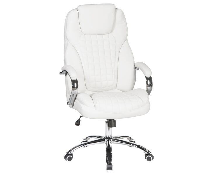 Купить Офисное кресло для руководителей DOBRIN CHESTER (белый) белый/хром, фото 10