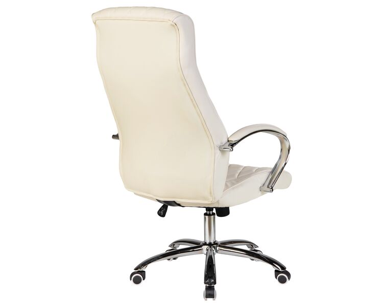 Купить Офисное кресло для руководителей DOBRIN BENJAMIN (кремовый) бежевый/хром, фото 4