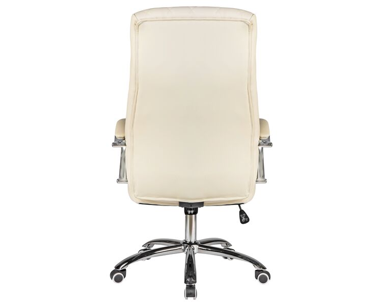 Купить Офисное кресло для руководителей DOBRIN BENJAMIN (кремовый) бежевый/хром, фото 5