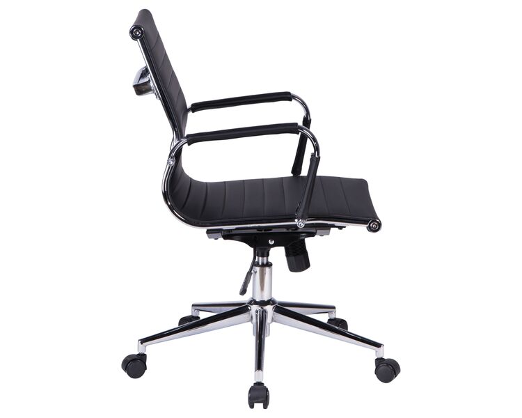 Купить Офисное кресло для руководителей DOBRIN CLAYTON (чёрный) черный/хром, фото 3