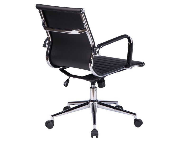Купить Офисное кресло для руководителей DOBRIN CLAYTON (чёрный) черный/хром, фото 4