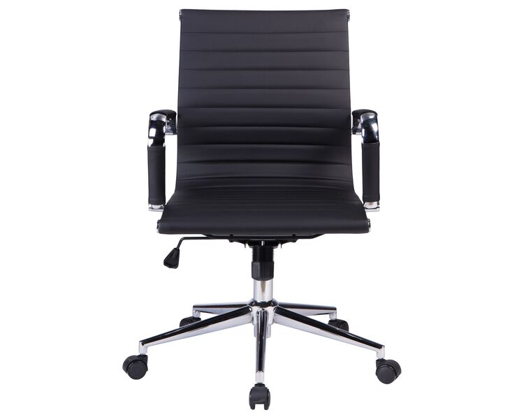 Купить Офисное кресло для руководителей DOBRIN CLAYTON (чёрный) черный/хром, фото 6