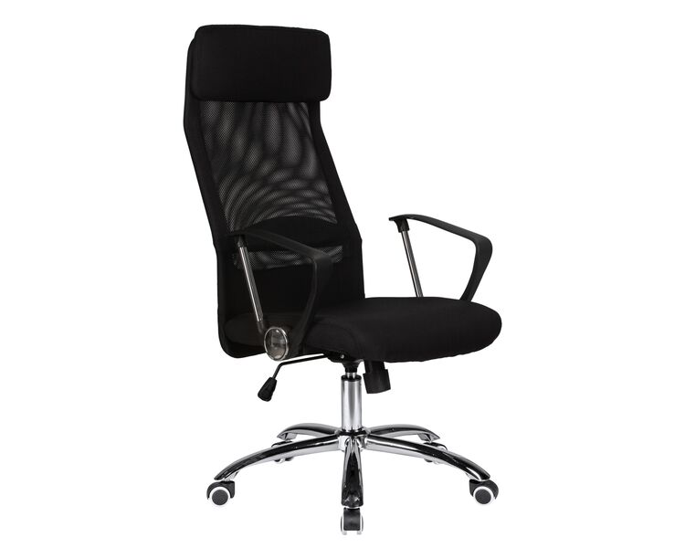 Купить Офисное кресло для персонала DOBRIN PIERCE (чёрный) черный/хром, фото 2