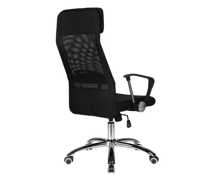 Купить Офисное кресло для персонала DOBRIN PIERCE (чёрный) черный/хром, фото 4