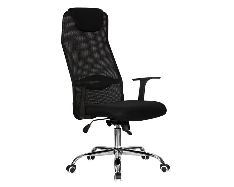 Купить Офисное кресло для персонала DOBRIN WILSON (чёрный) черный/хром, фото 2