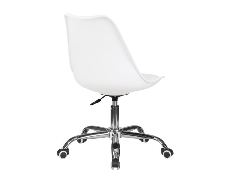 Купить Офисное кресло для персонала DOBRIN MICKEY (белый) белый/хром, фото 4
